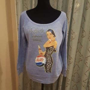 Pepsi Cola Vintage Advertisement Sweatshirt